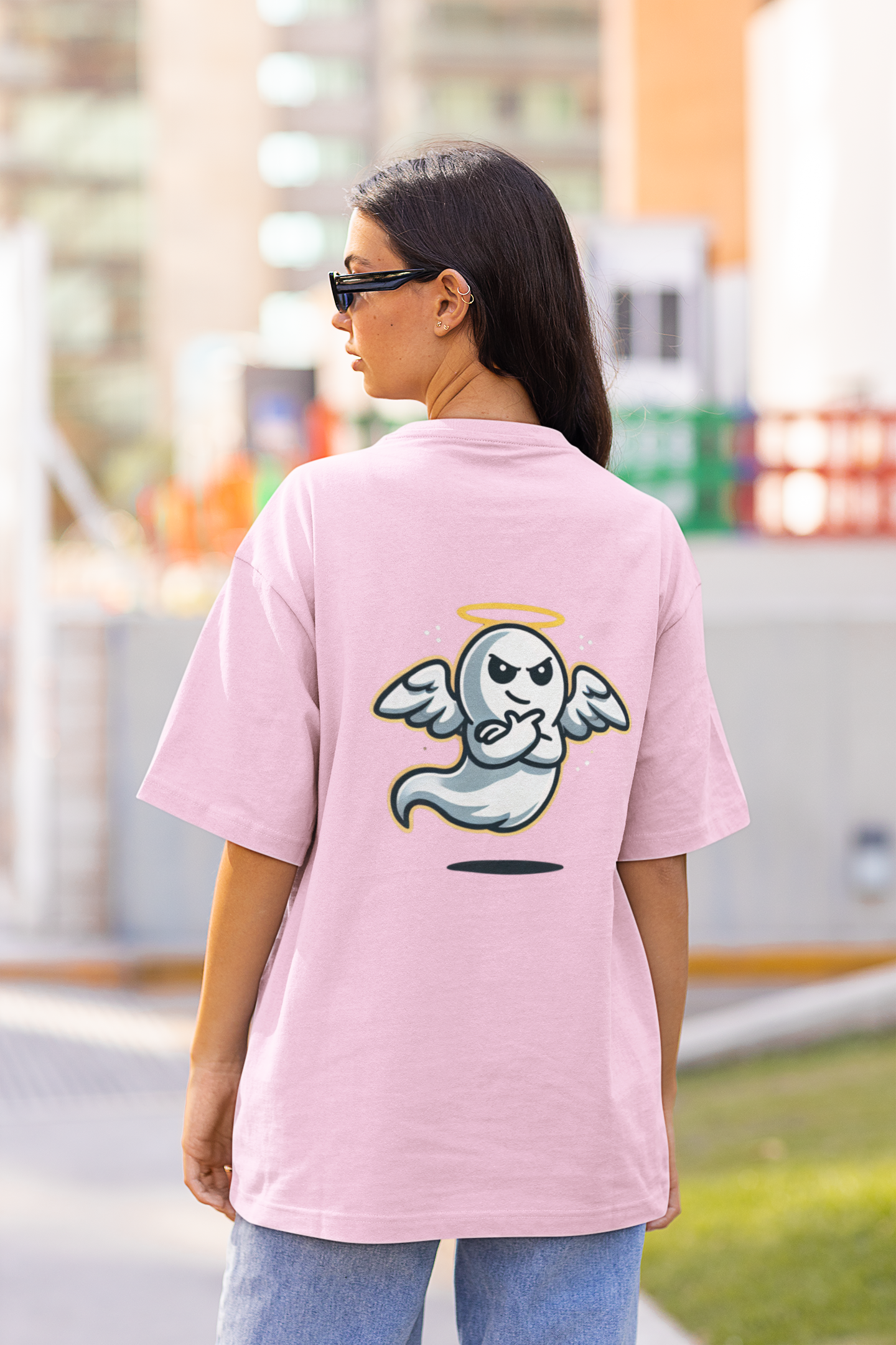 Tshirt with Ghost - Unisex Tee - Street Style