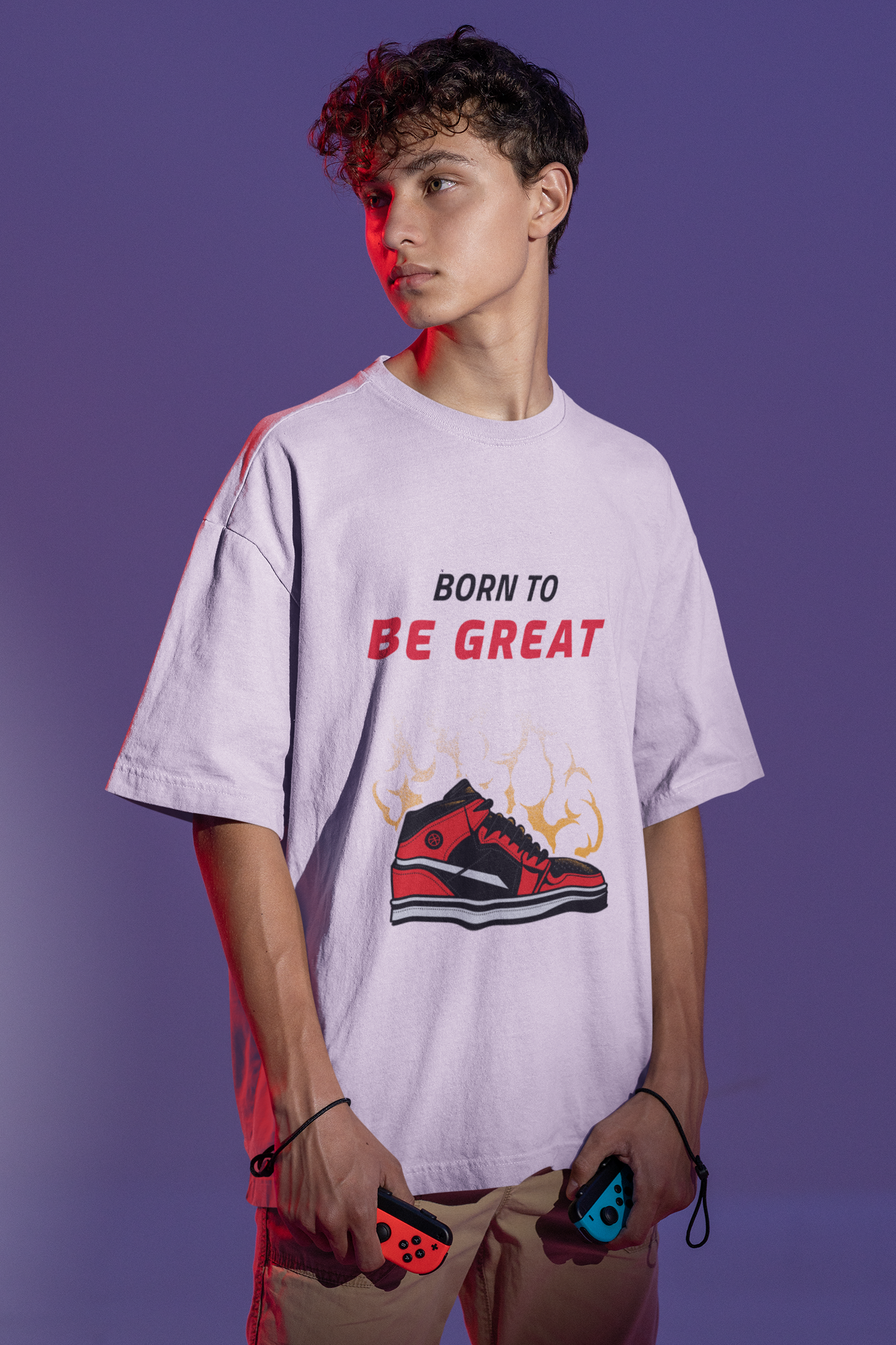 Born to Be Great T-Shirt - Oversize Casual Spring Summer Unisex Tee