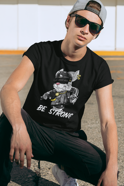 Be Strong Bunny Monster T-Shirt — Underground Street Style