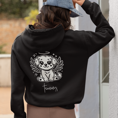 Fleece Hoodie - Adorable Ghosts 👻✨ - Premium High-Quality, Garment-Dyed, Cute Design