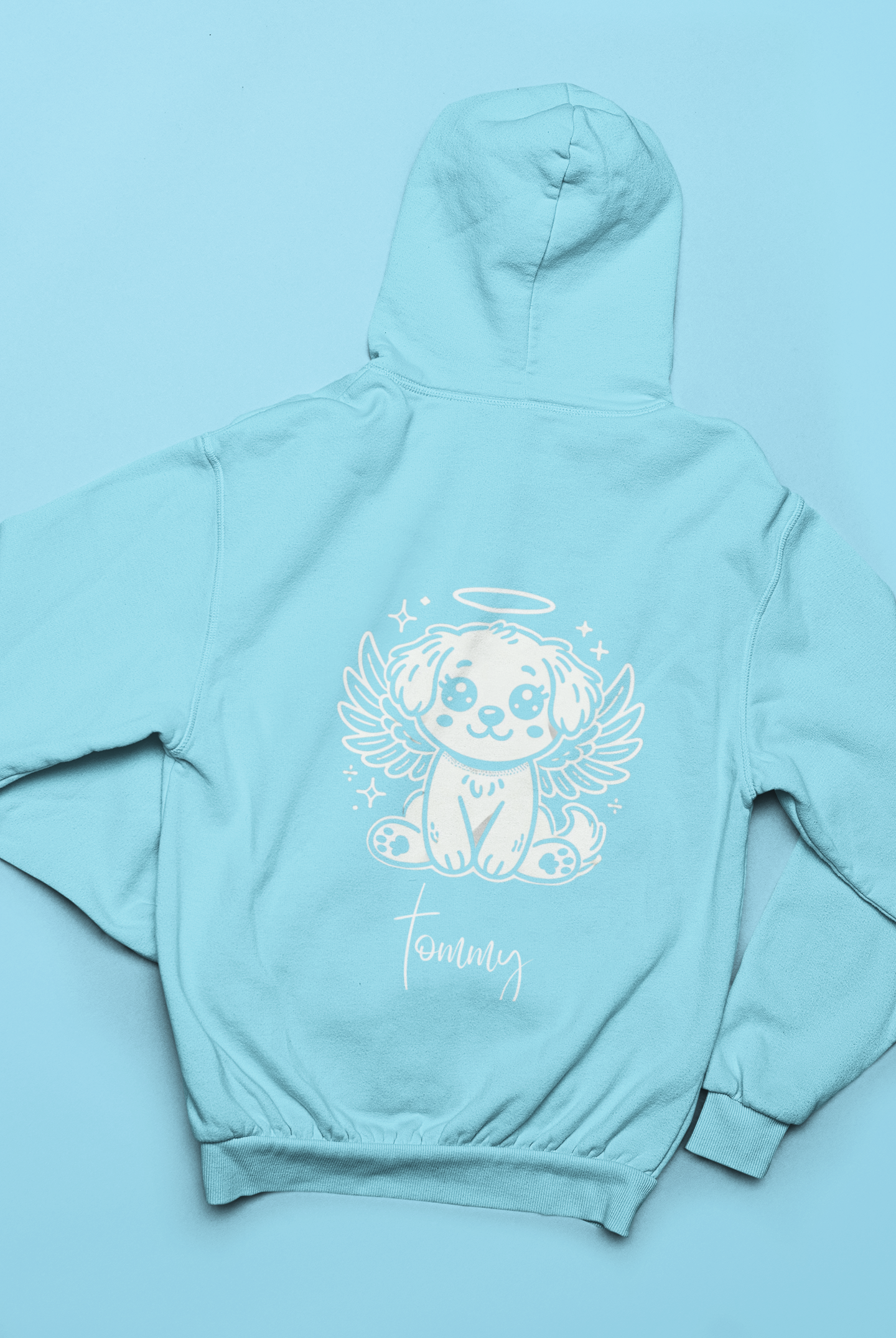 Fleece Hoodie - Adorable Ghosts 👻✨ - Premium High-Quality, Garment-Dyed, Cute Design